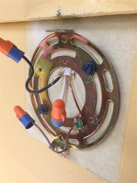 how to install a junction box for a chandelier|fixture junction box wall.